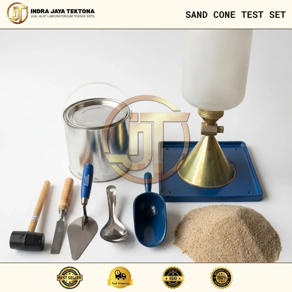 Jual Sand Cone Test Set Indra Jaya Tektona