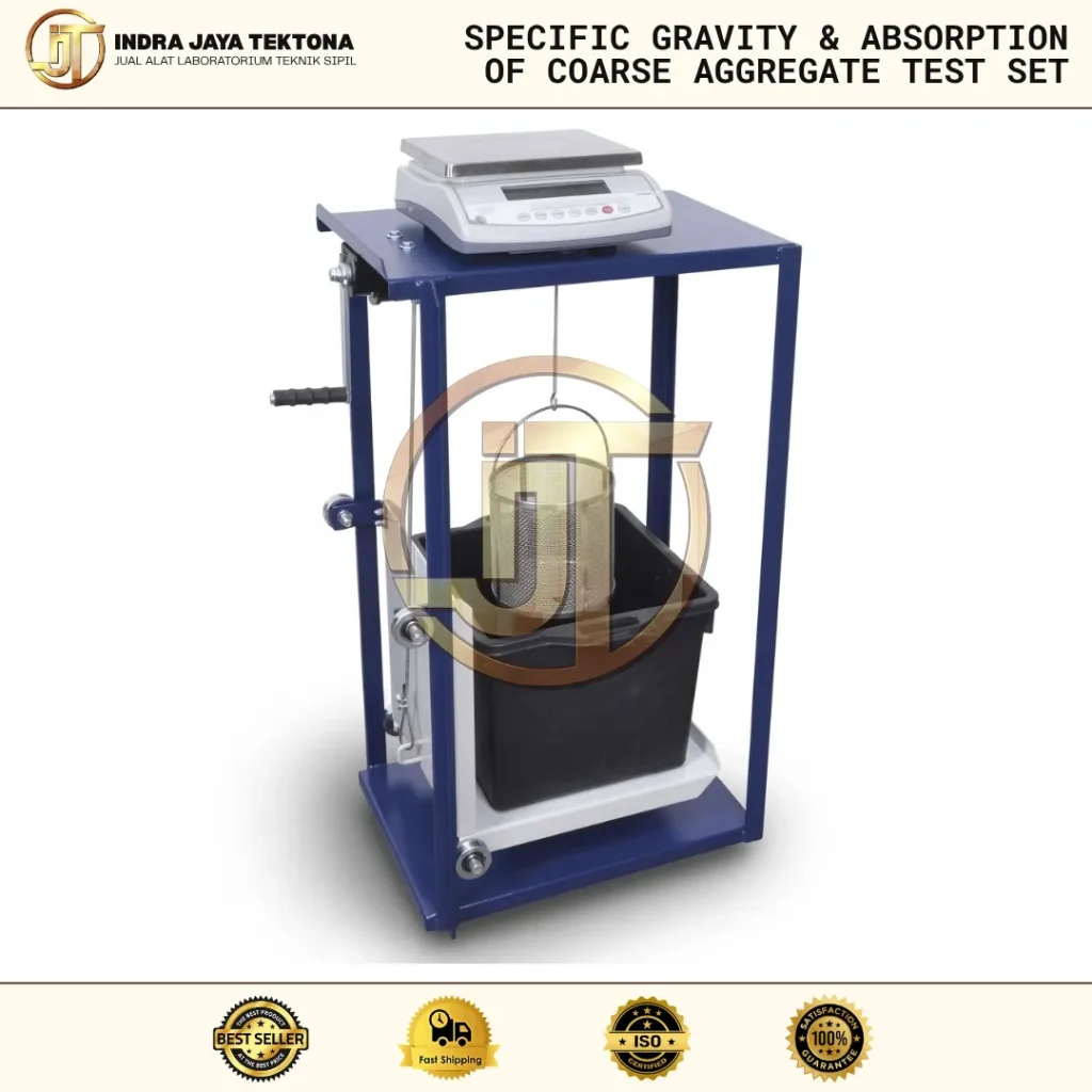 Alat Specific Gravity & Absorption of Coarse Aggregate Test Set Indra Jaya Tektona