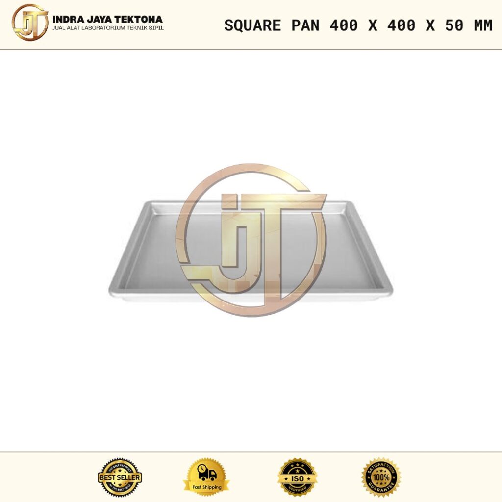 Square Pan 400 x 400 x 50 mm Indra Jaya Tektona
