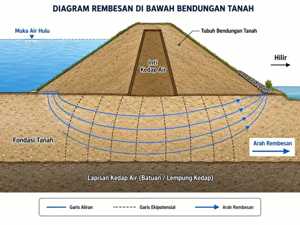 tujuan pengujian permeabilitas tanah