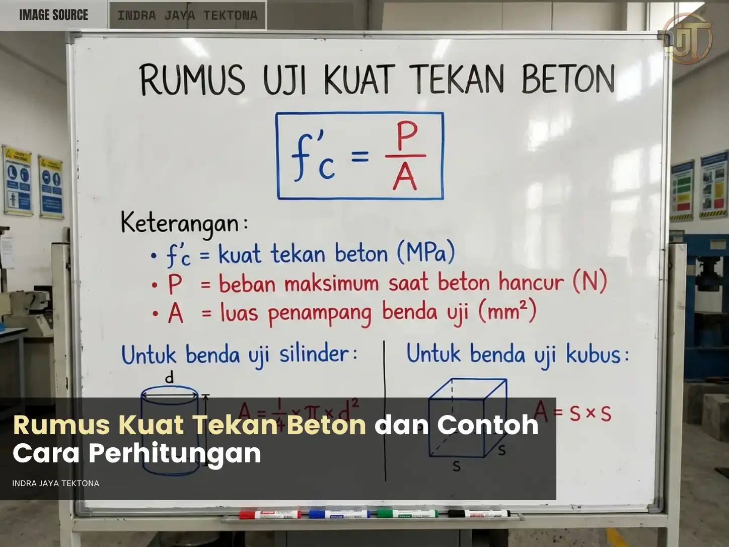 rumus kuat tekan beton